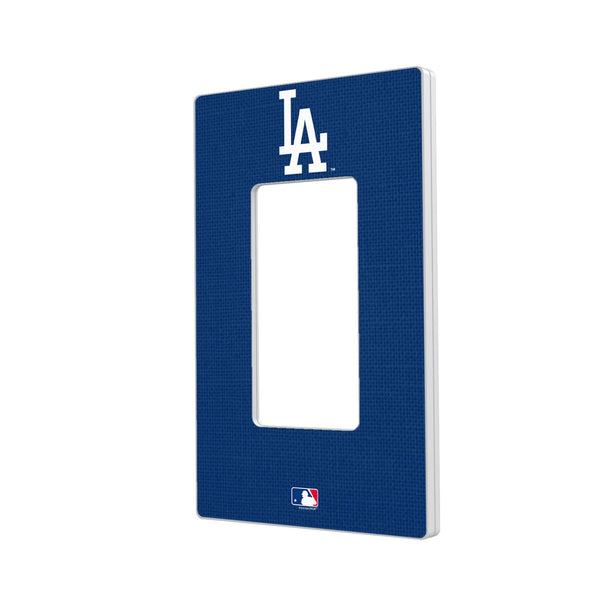 LA Dodgers Solid Hidden-Screw Light Switch Plate