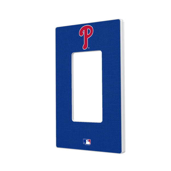 Philadelphia Phillies Solid Hidden-Screw Light Switch Plate