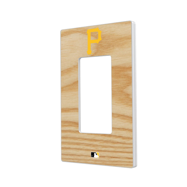 Pittsburgh Pirates Baseball Bat Hidden-Screw Light Switch Plate