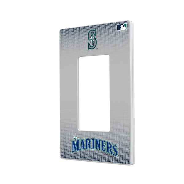 Seattle Mariners Linen Hidden-Screw Light Switch Plate