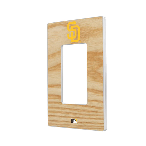 San Diego Padres Baseball Bat Hidden-Screw Light Switch Plate