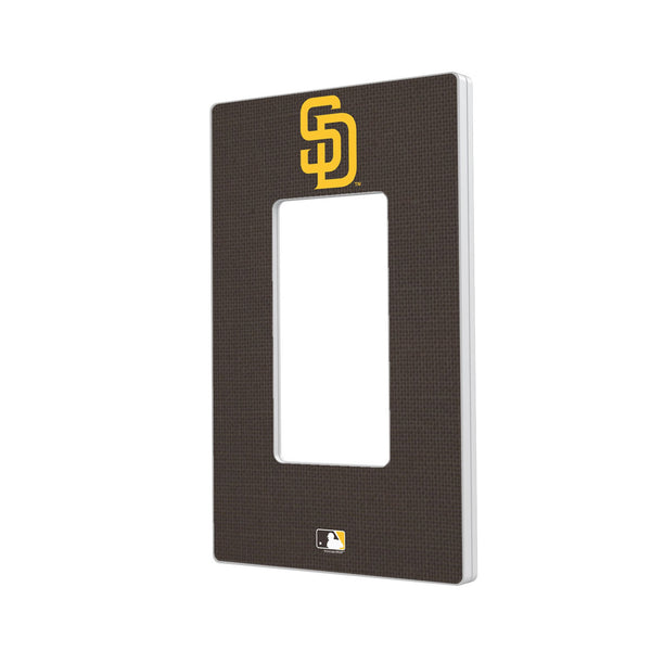 San Diego Padres Solid Hidden-Screw Light Switch Plate