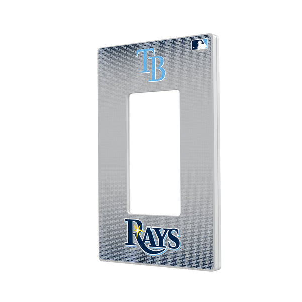 Tampa Bay Rays Linen Hidden-Screw Light Switch Plate