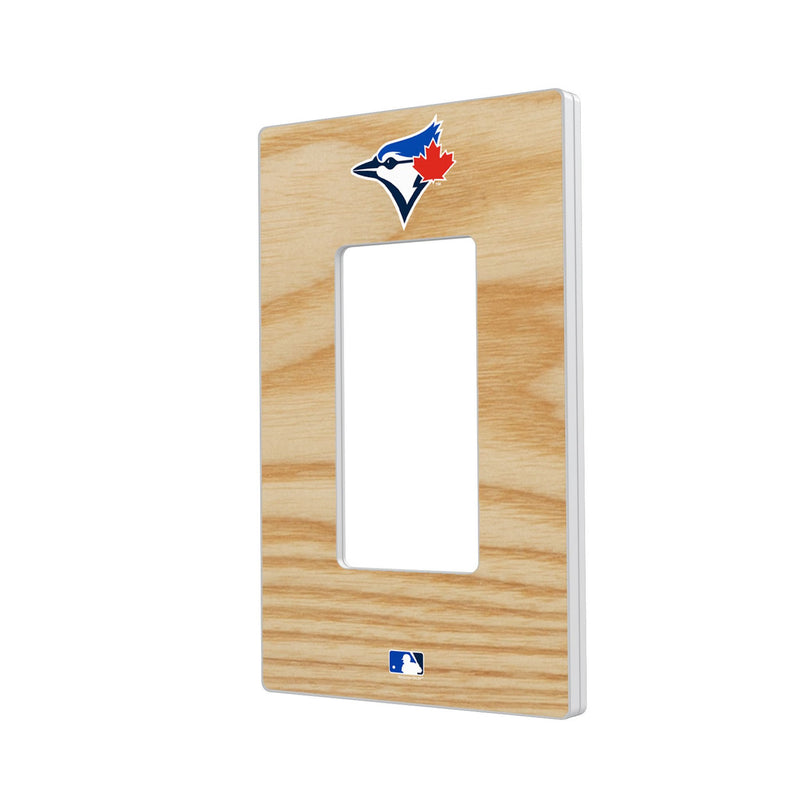 Toronto Blue Jays Baseball Bat Hidden-Screw Light Switch Plate