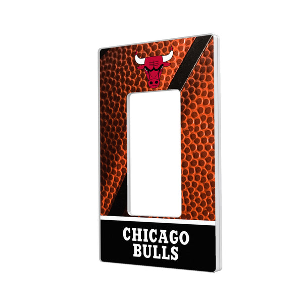 Chicago Bulls Basketball Hidden-Screw Light Switch Plate