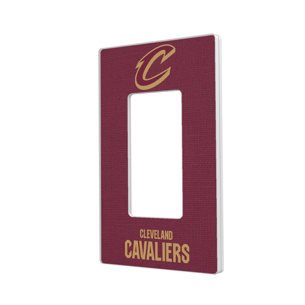 Cleveland Cavaliers Solid Hidden-Screw Light Switch Plate