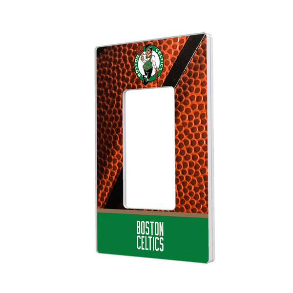 Boston Celtics Basketball Hidden-Screw Light Switch Plate