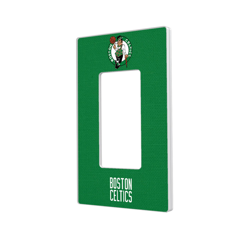 Boston Celtics Solid Hidden-Screw Light Switch Plate