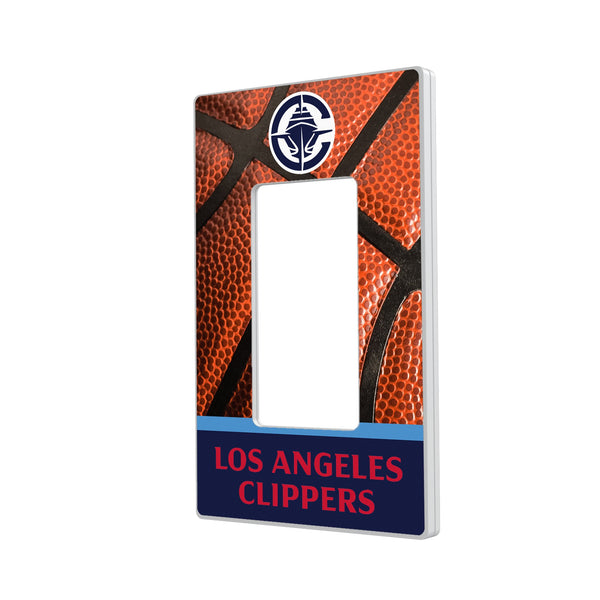 Los Angeles Clippers Basketball Hidden-Screw Light Switch Plate