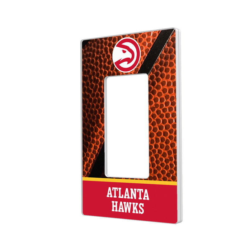 Atlanta Hawks Basketball Hidden-Screw Light Switch Plate