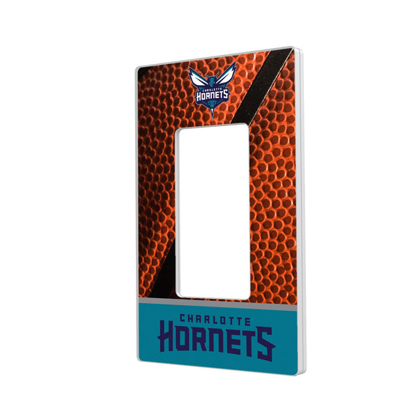 Charlotte Hornets Basketball Hidden-Screw Light Switch Plate