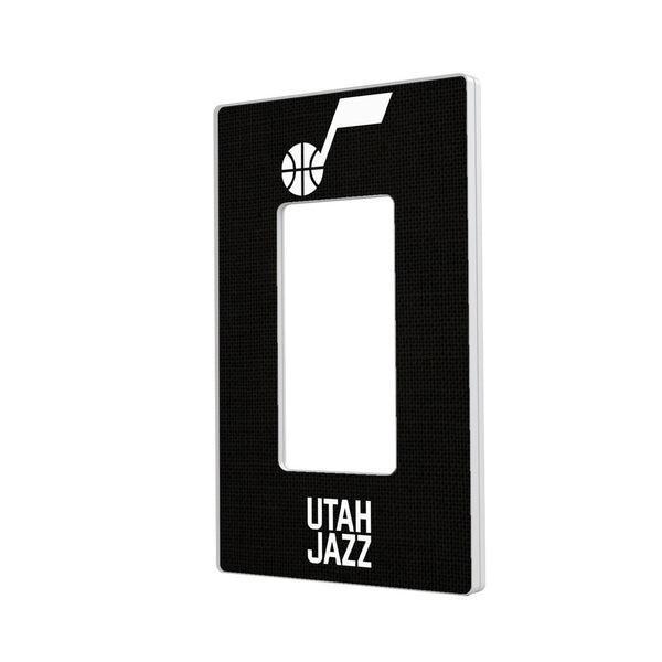 Utah Jazz Solid Hidden-Screw Light Switch Plate