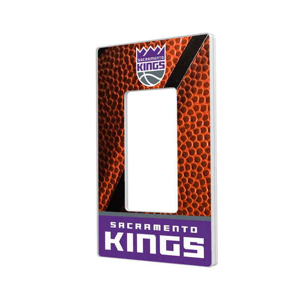 Sacramento Kings Basketball Hidden-Screw Light Switch Plate