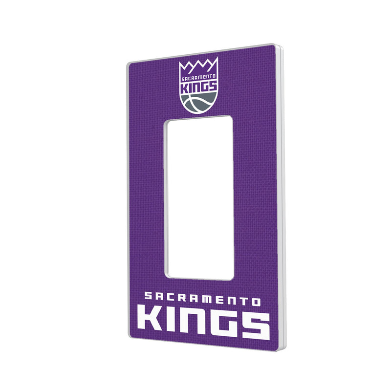 Sacramento Kings Solid Hidden-Screw Light Switch Plate