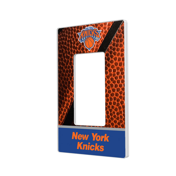 New York Knicks Basketball Hidden-Screw Light Switch Plate