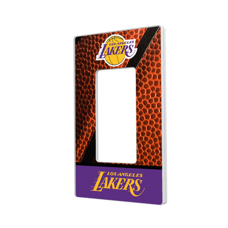 Los Angeles Lakers Basketball Hidden-Screw Light Switch Plate