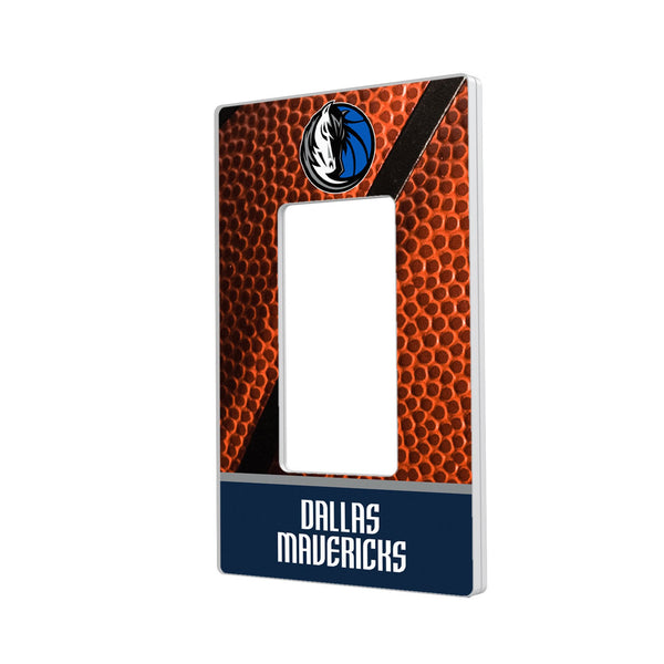 Dallas Mavericks Basketball Hidden-Screw Light Switch Plate