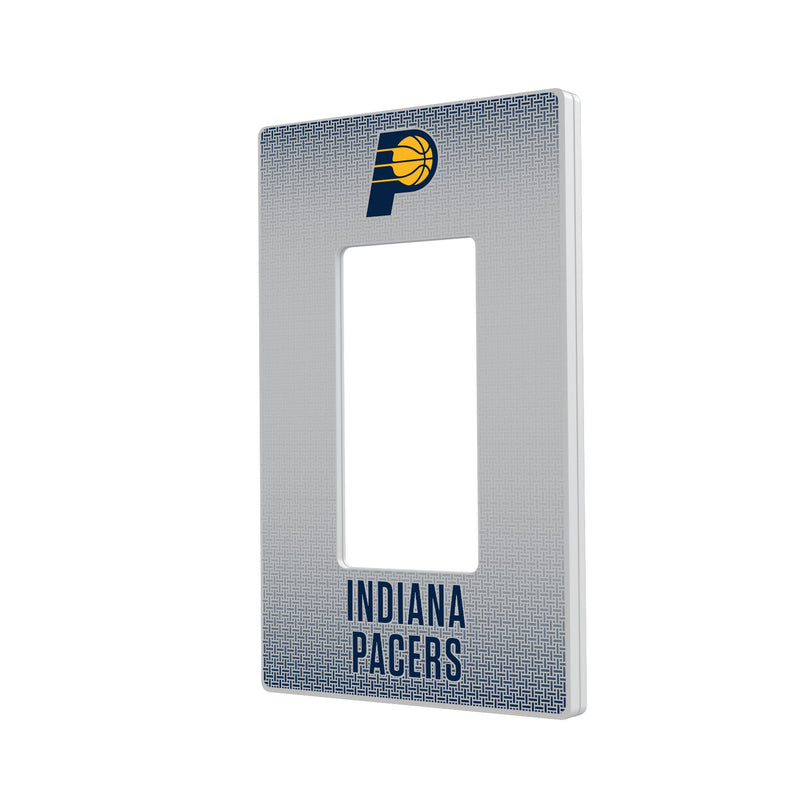 Indiana Pacers Linen Hidden-Screw Light Switch Plate