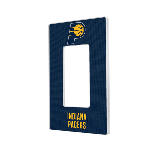 Indiana Pacers Solid Hidden-Screw Light Switch Plate