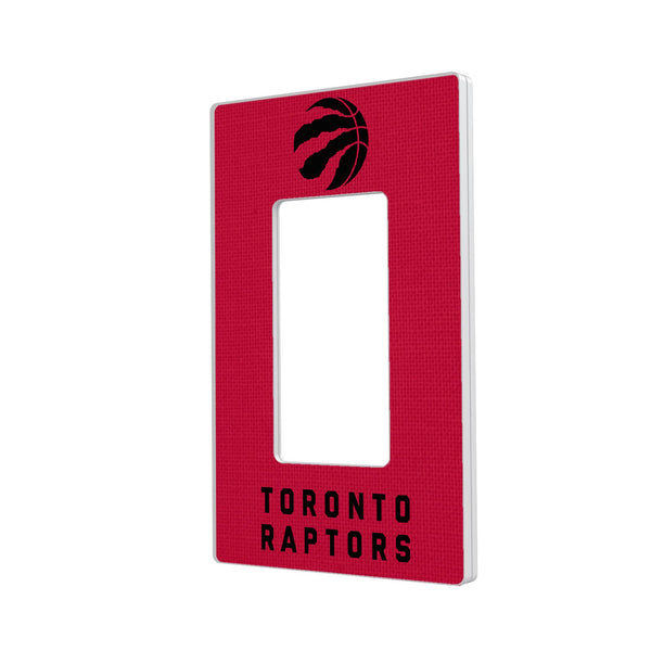 Toronto Raptors Solid Hidden-Screw Light Switch Plate