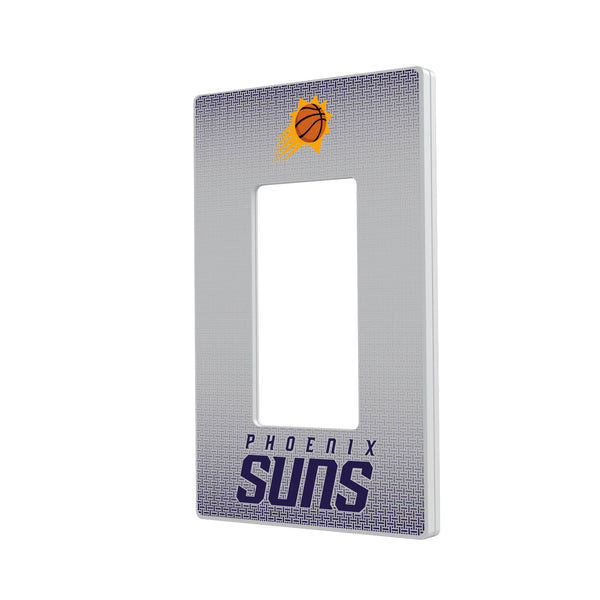 Phoenix Suns Linen Hidden-Screw Light Switch Plate