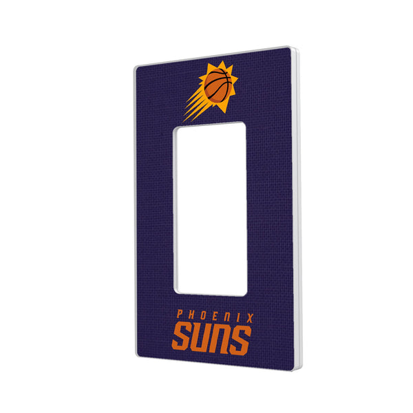 Phoenix Suns Solid Hidden-Screw Light Switch Plate