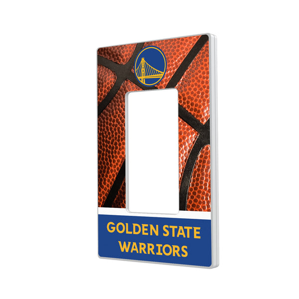 Golden State Warriors Basketball Hidden-Screw Light Switch Plate