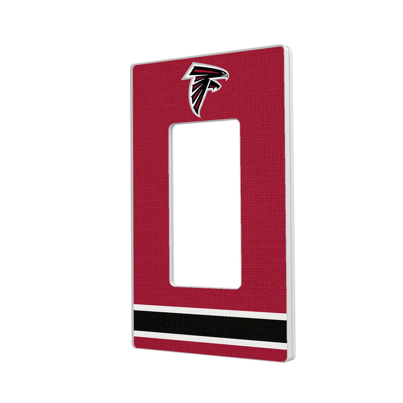 Atlanta Falcons Stripe Hidden-Screw Light Switch Plate