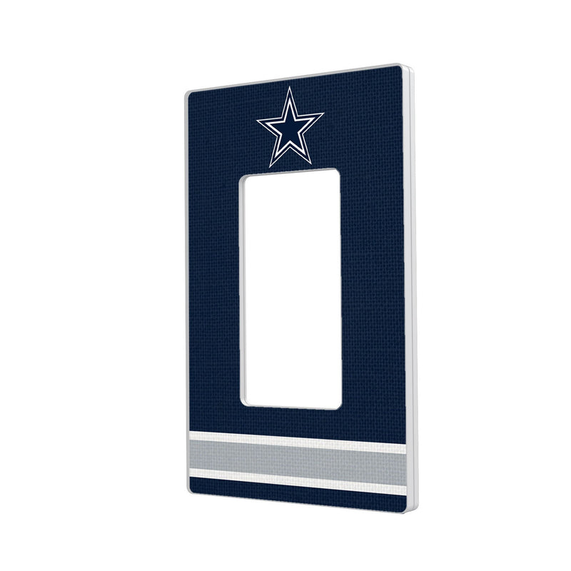 Dallas Cowboys Stripe Hidden-Screw Light Switch Plate