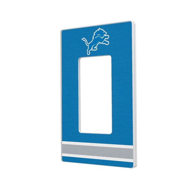 Detroit Lions Stripe Hidden-Screw Light Switch Plate