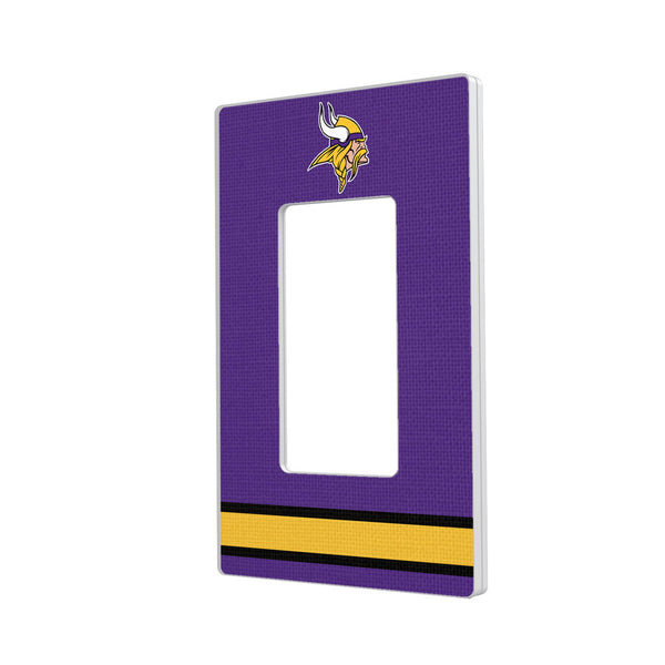 Minnesota Vikings Stripe Hidden-Screw Light Switch Plate