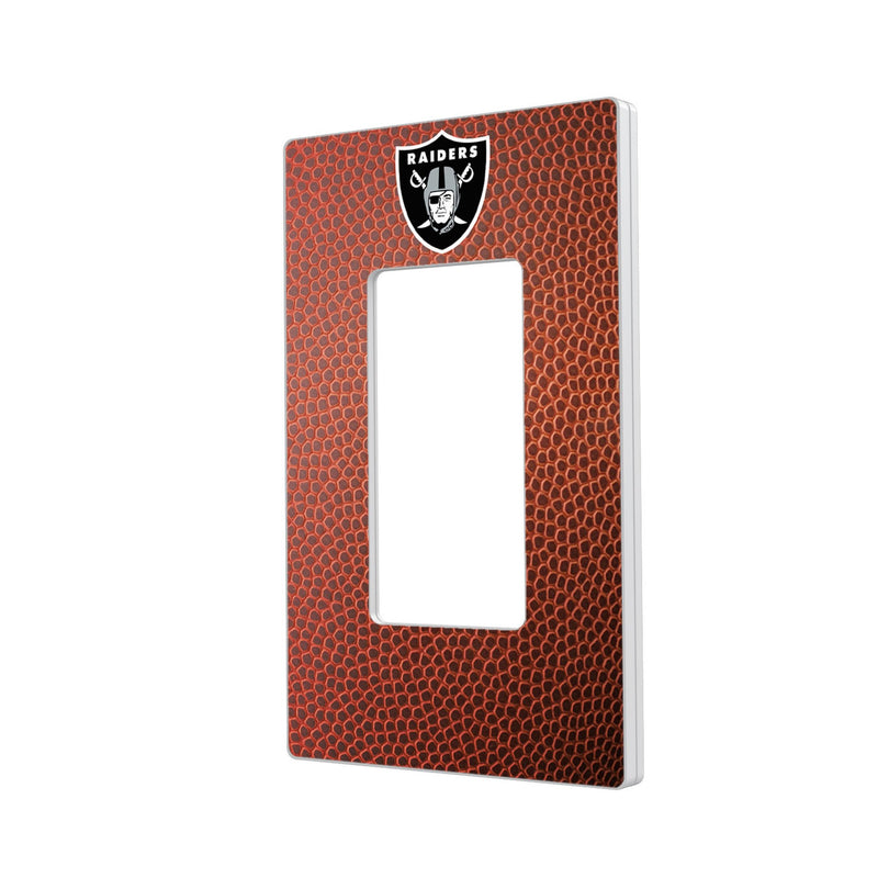 Las Vegas Raiders Football Hidden-Screw Light Switch Plate