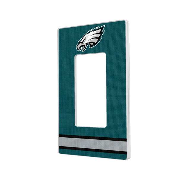 Philadelphia Eagles Stripe Hidden-Screw Light Switch Plate