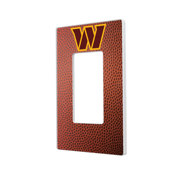 Washington Commanders Football Hidden-Screw Light Switch Plate