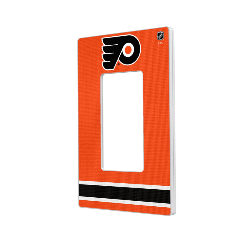 Philadelphia Flyers Stripe Hidden-Screw Light Switch Plate