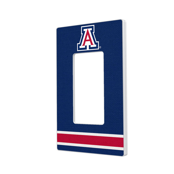 University of Arizona Wildcats Stripe Hidden-Screw Light Switch Plate