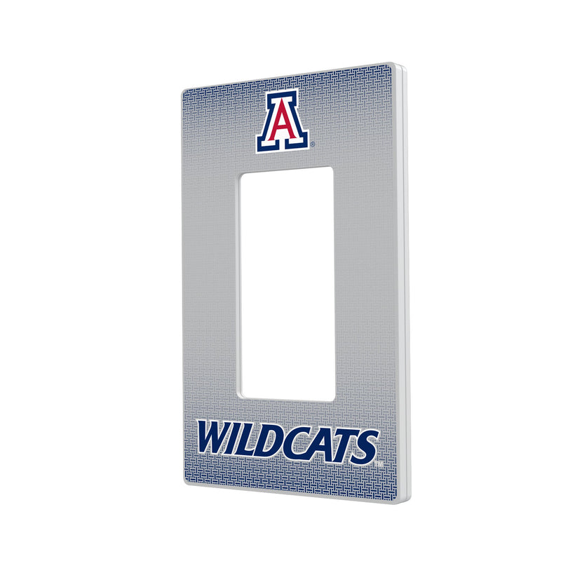 Arizona Wildcats Linen Hidden-Screw Light Switch Plate