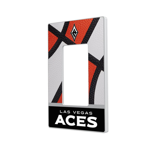 Las Vegas Aces Basketball Hidden-Screw Light Switch Plate