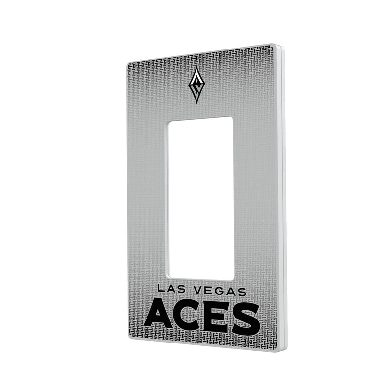 Las Vegas Aces Linen Hidden-Screw Light Switch Plate