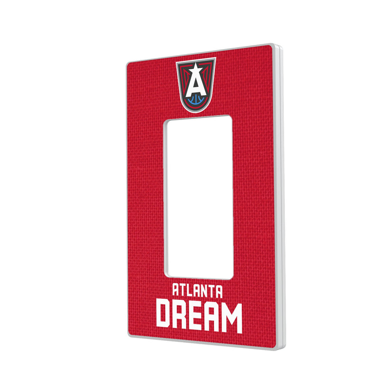 Atlanta Dream Solid Hidden-Screw Light Switch Plate