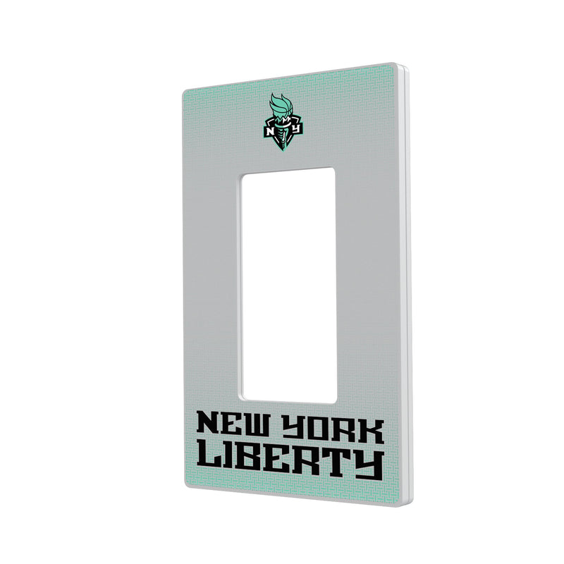 New York Liberty Linen Hidden-Screw Light Switch Plate