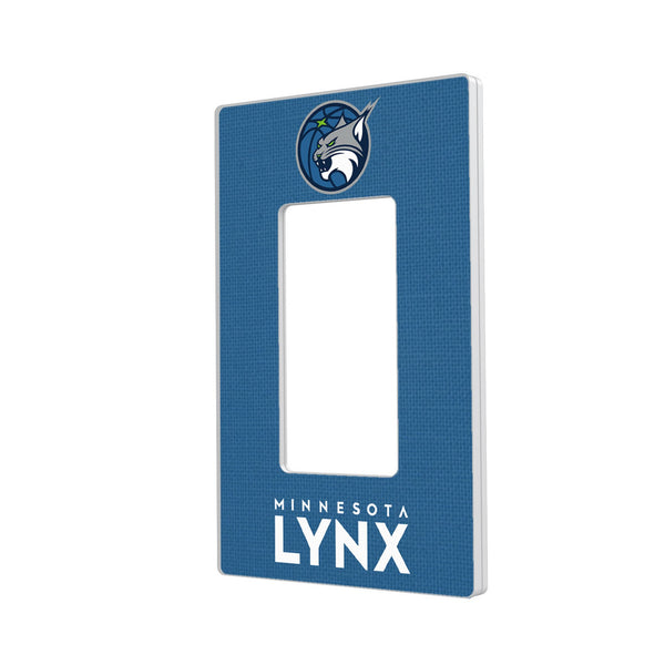 Minnesota Lynx Solid Hidden-Screw Light Switch Plate