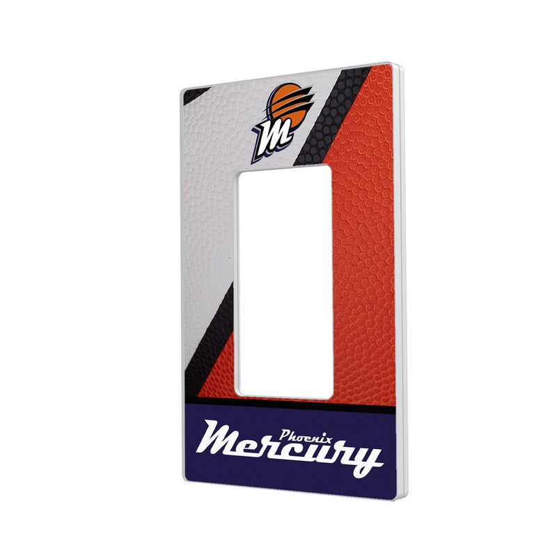 Phoenix Mercury Basketball Hidden-Screw Light Switch Plate