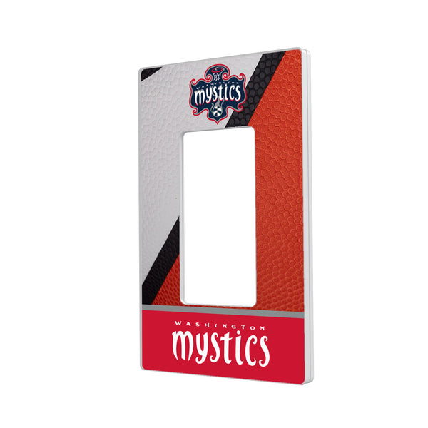 Washington Mystics Basketball Hidden-Screw Light Switch Plate