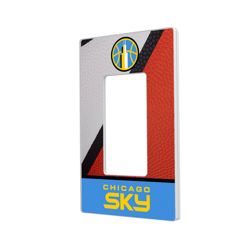 Chicago Sky Basketball Hidden-Screw Light Switch Plate