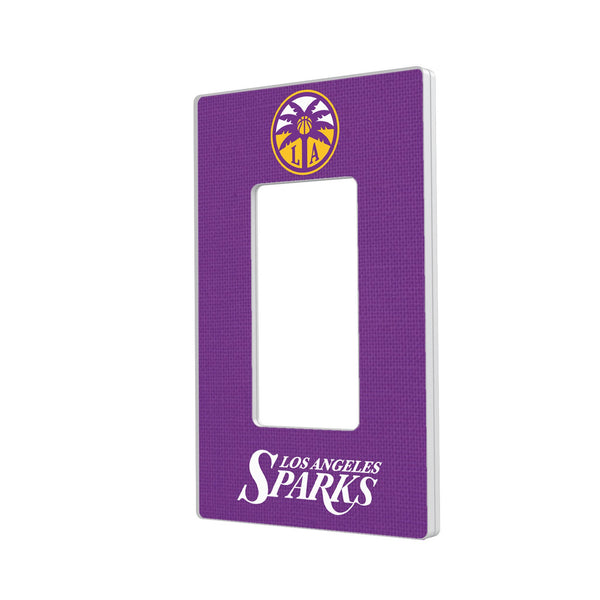 Los Angeles Sparks Solid Hidden-Screw Light Switch Plate