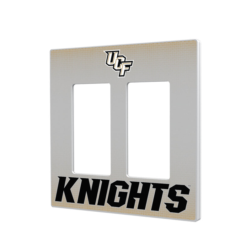 Central Florida Golden Knights Linen Hidden-Screw Light Switch Plate