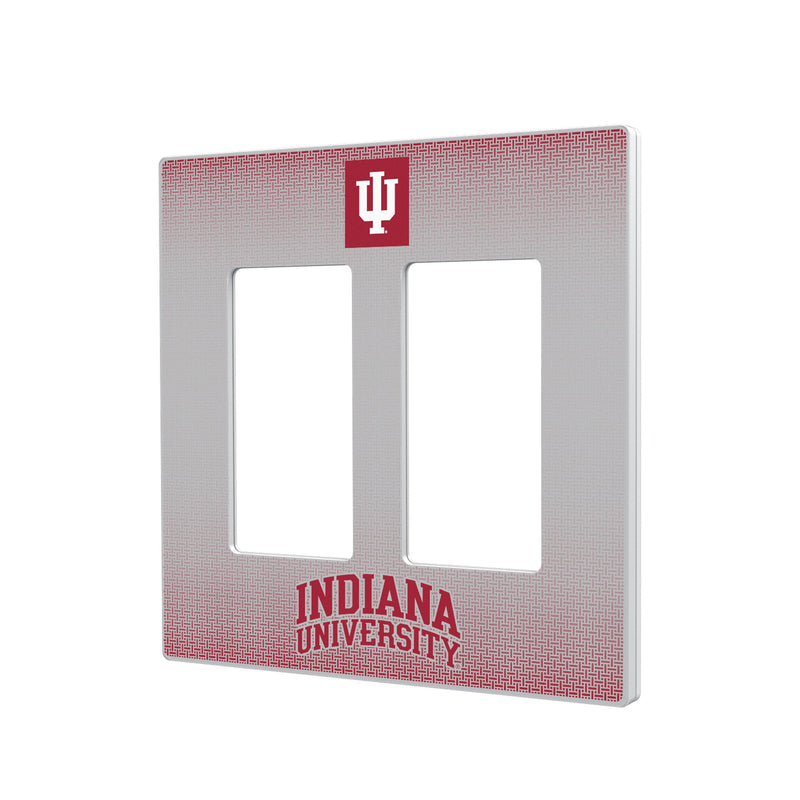 Indiana Hoosiers Linen Hidden-Screw Light Switch Plate