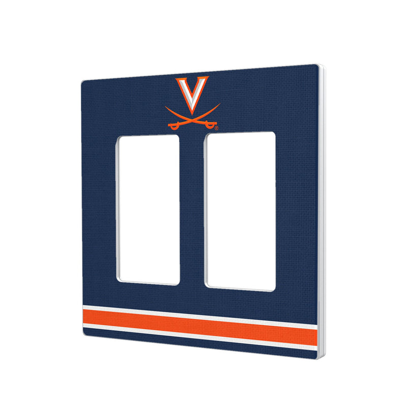 University of Virginia Cavaliers Stripe Hidden-Screw Light Switch Plate