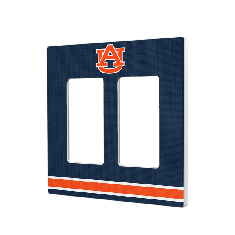 University of Auburn Tigers Stripe Hidden-Screw Light Switch Plate